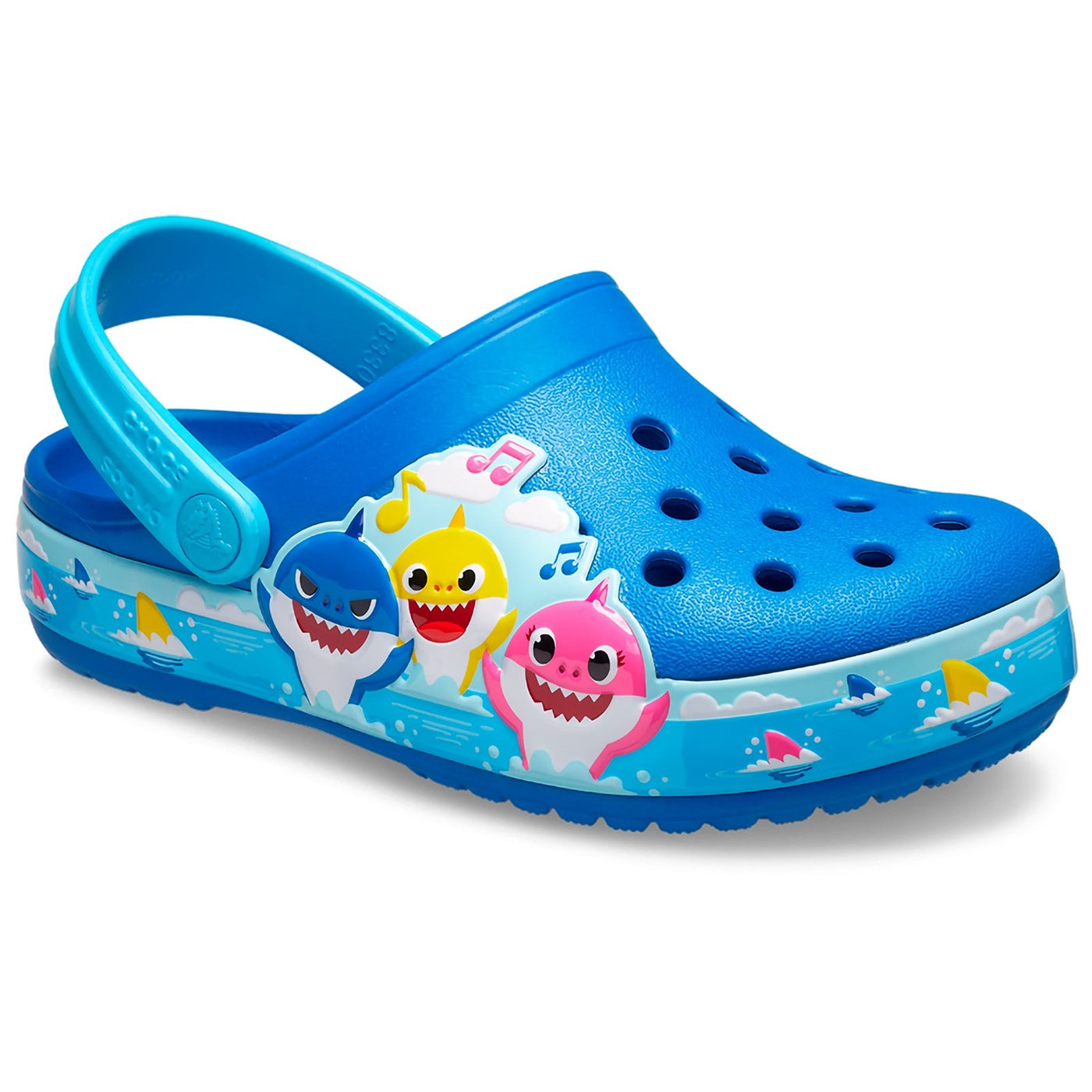 Crocs Baby Shark Band Clog Blue Slipper