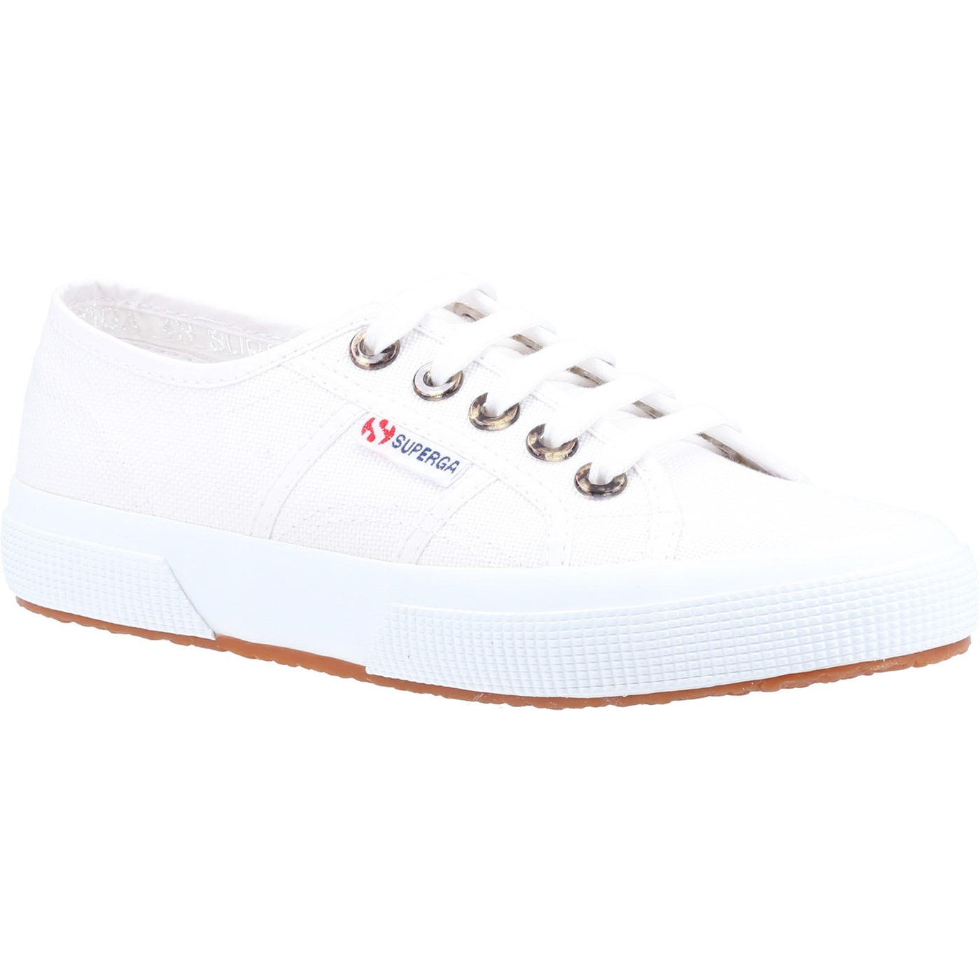 Superga Resin Eyelets Ladies Trainers White