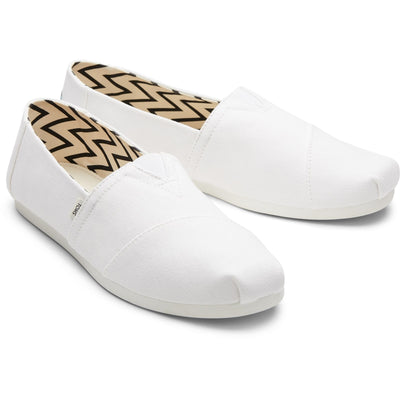 Toms Alpargata Natural Moroccan Crochet White Cotton Shoe