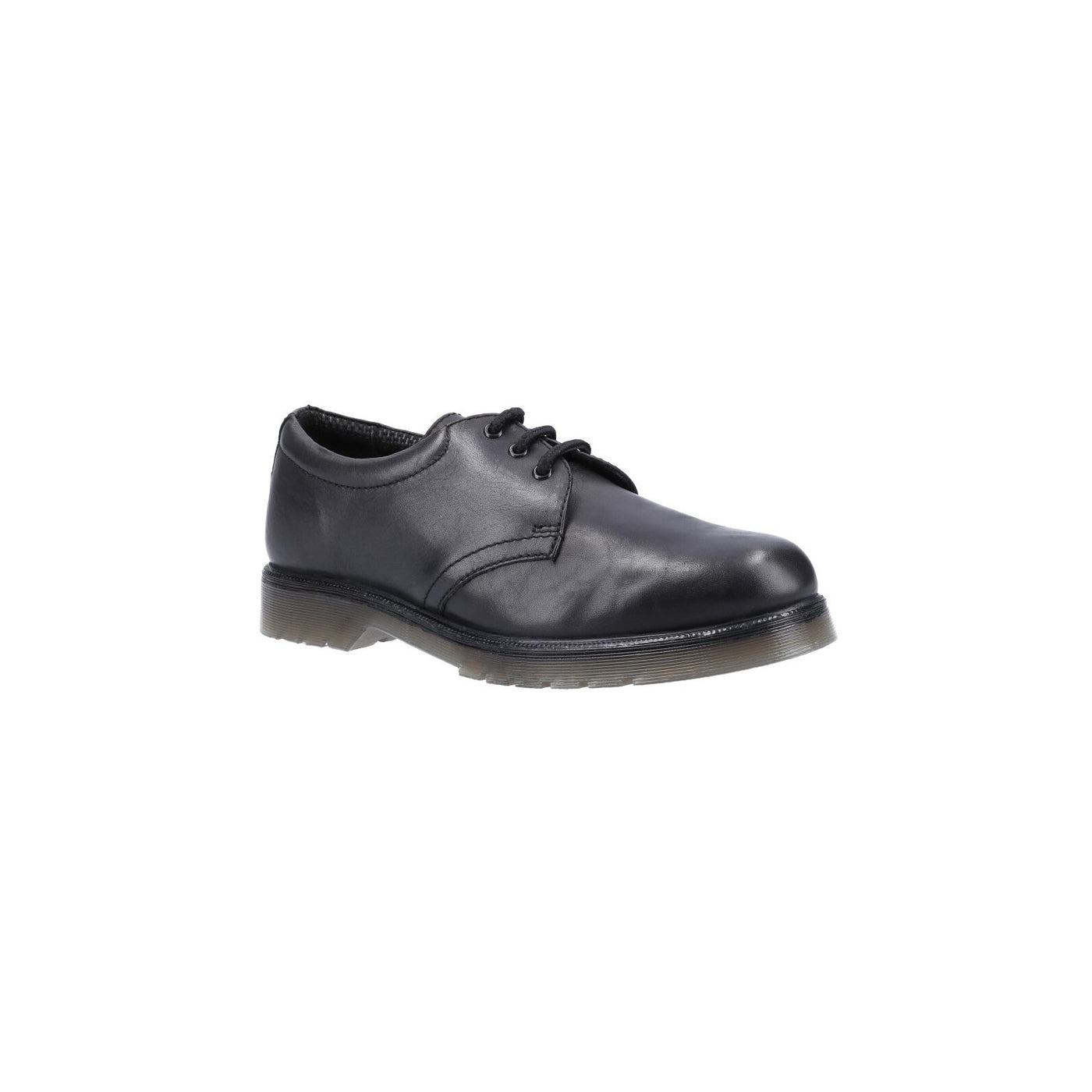 Amblers Mens Aldershot Black Leather Gibson Shoe