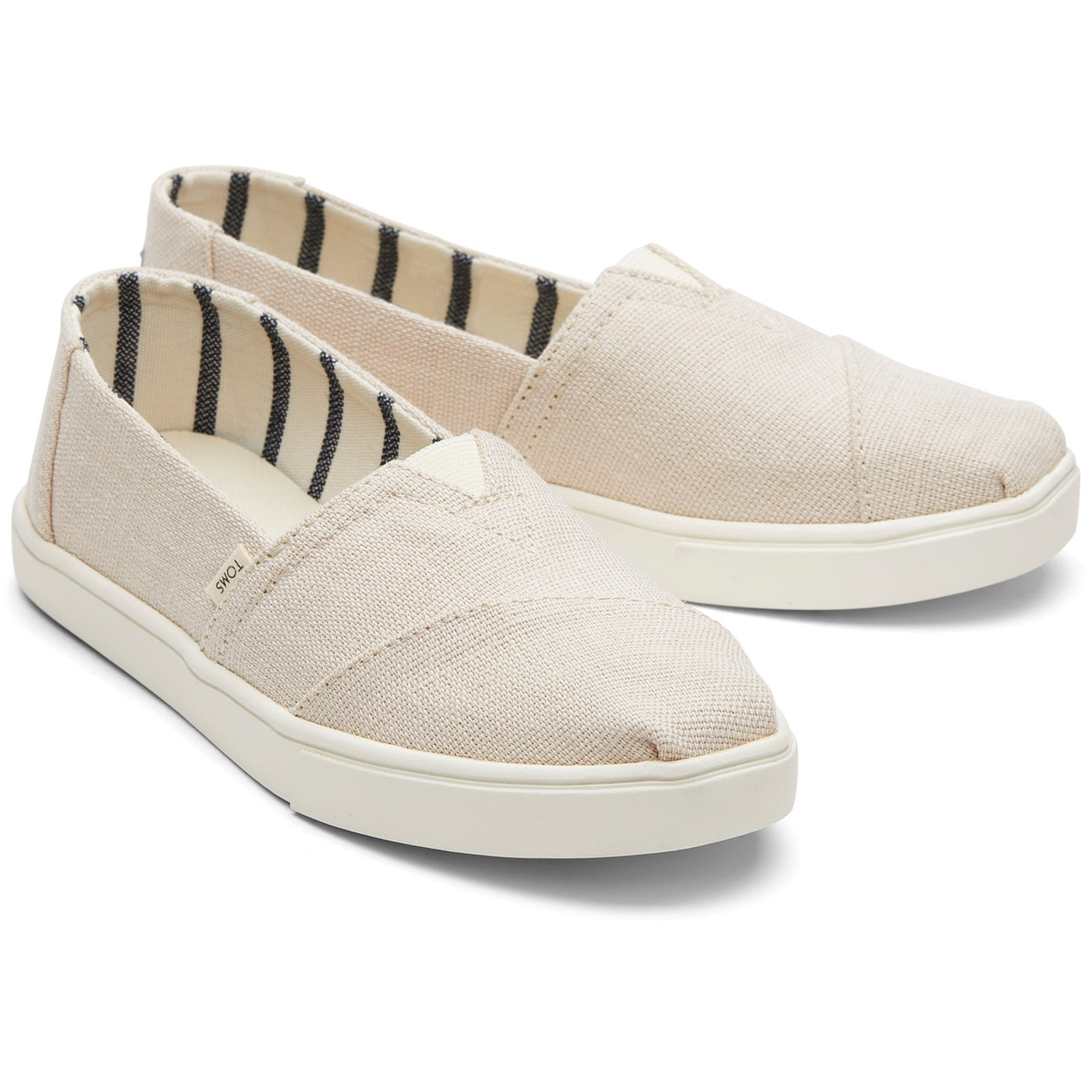 Toms Alpargata Cupsole Beige Natural Heritage Canvas Shoes