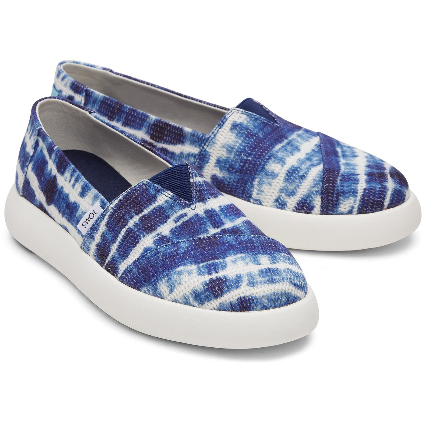 Toms Alpargata Mallow Navy Batik Slip One Shoes