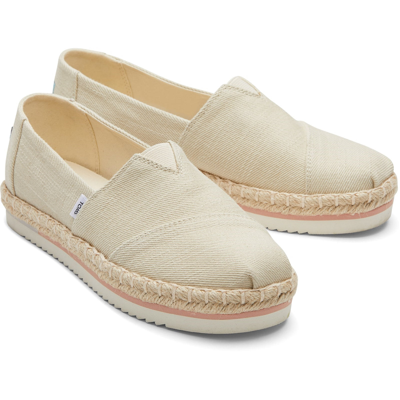 Toms Women's Alpargata Natural Platform Rope Espadrille Shoes