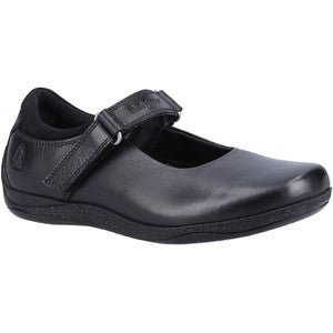 Hush Puppies Marcie Arcopedico Women's Black Lytech Junior School Shoe