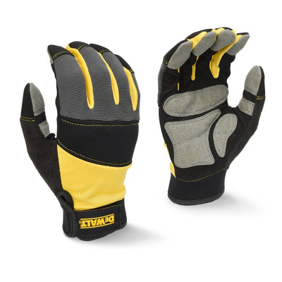 Dewalt Large Rigger Framers Breathable Work Leather Glove