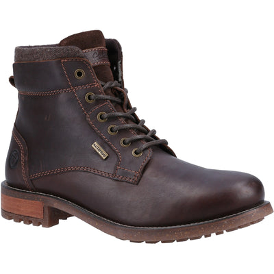 Cotswold Birdwood Waterproof  Lace-Up Work Brown Boots