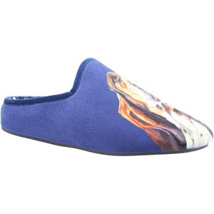 Hush Puppies Men's Blue Basil Basset Comfort Slipper