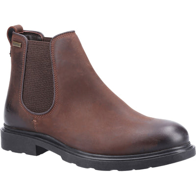 Hush Puppies Preston Prestige Bruciato Chelsea Leather Boot