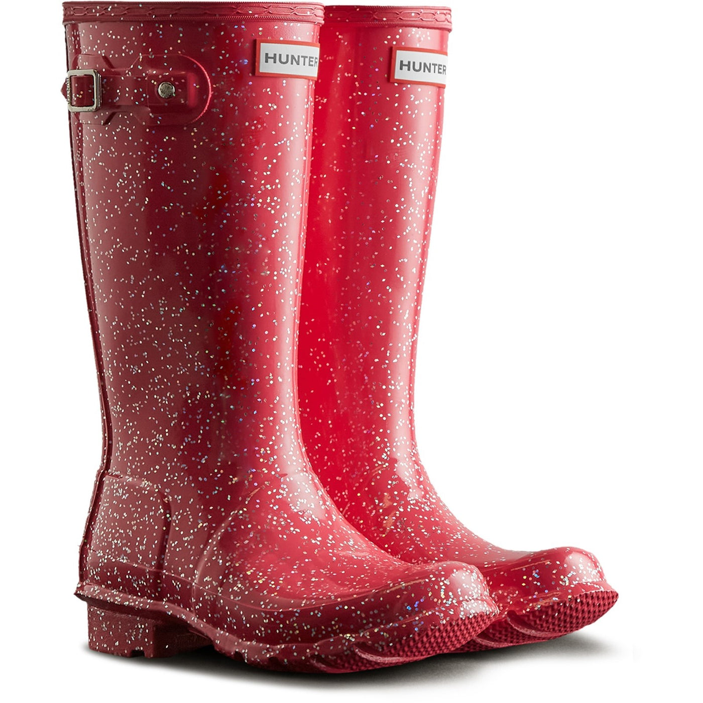 Hunter Big Kids Giant Glitter Children Wellingtons