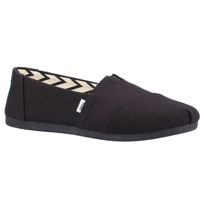 Toms Women Alpargata Slip-ons Black Loafers