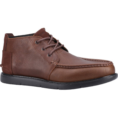 Toms Navi Moc Chukka Men's Brown Genuine Leather Oxford Lace-Up Boots