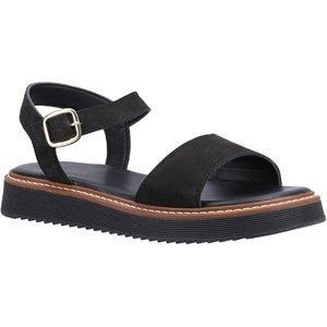 Hush Puppies Women's Cassie Comfy Leather Sandal