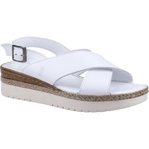 Hush Puppies Ladies Saphira Crossover Wedges Sandal