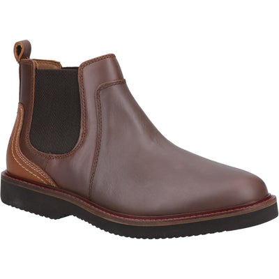 Hush Puppies Warren Chelsea Suede Upper Leather  Boot