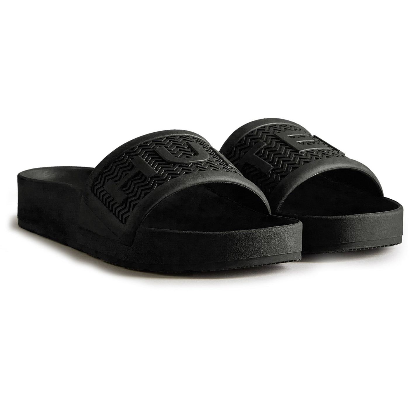 Hunter Mens/Women  Bloom Mule Slippers Rubber Algae Slide