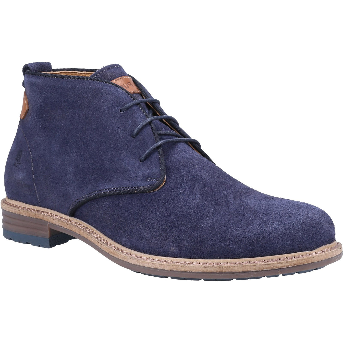 Hush Puppies Jonas Suede Chukka Bruno Marc York Urban Mens Blue Ankle Boots