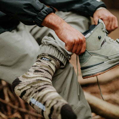 Hard Yakka Camo Design Sock & Beanie Bundle Workwear