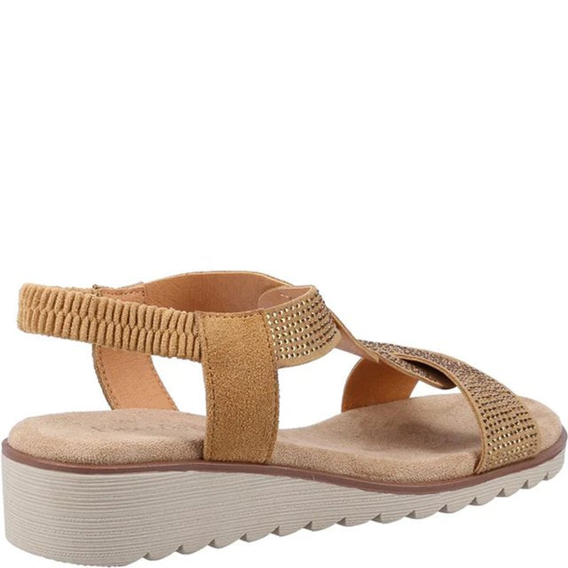 Fleet & Foster Hyacinth Women Slingback Open Toe Touch Fastening Leather Sandal