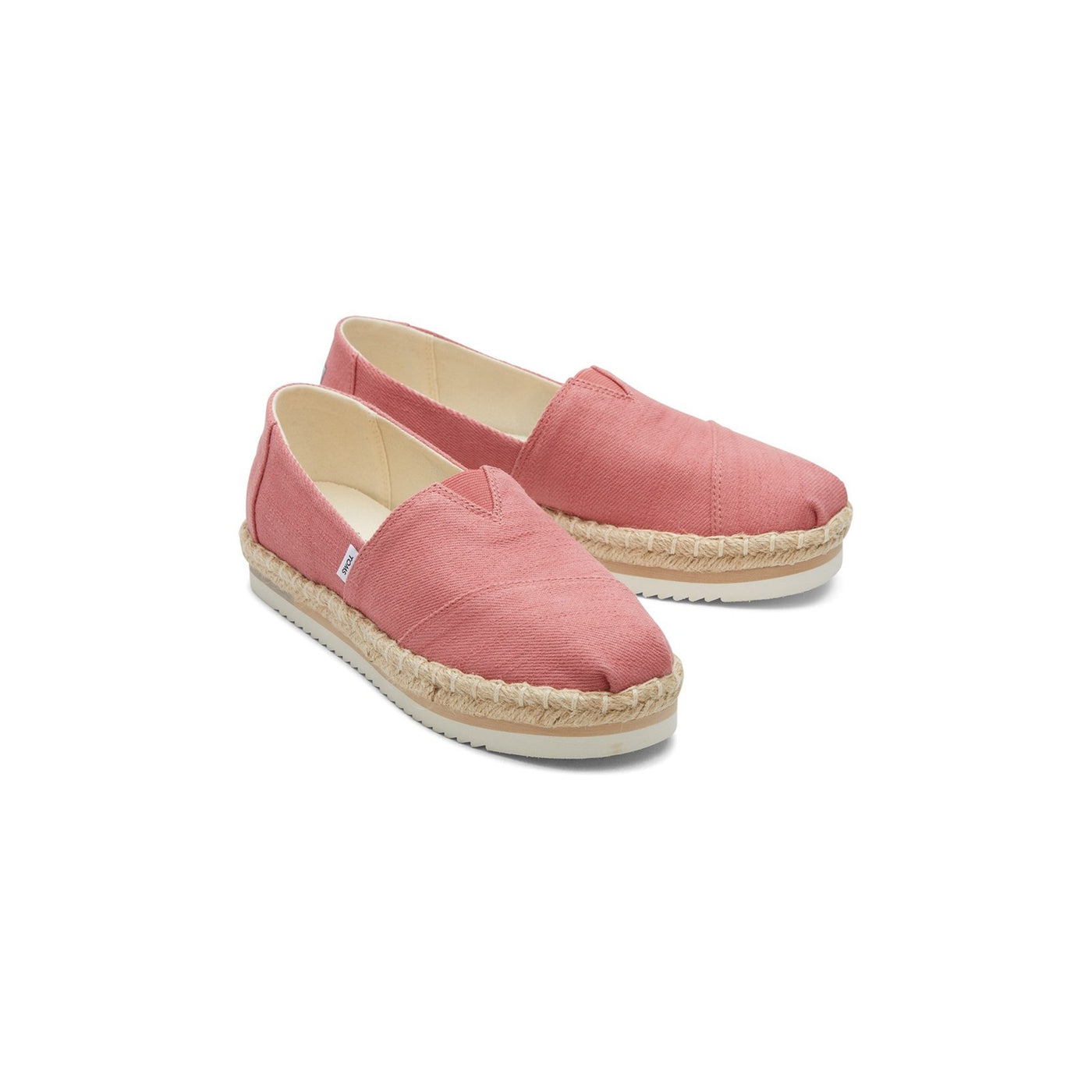 Toms Womens Alpargata Platform Eco Rope Espadrille - Faded Rose