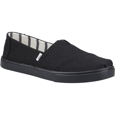 Toms Alpargata Cupsole Women Black Slip On Sneakers