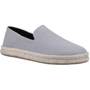 Toms Santiago Espadrilles Fabiolas Mens Prill Heel Light Gray Slipper