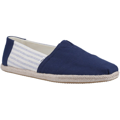 Toms Alpargata Rope Recyled Cotton Canvas Loafer Flat Navy Shoe