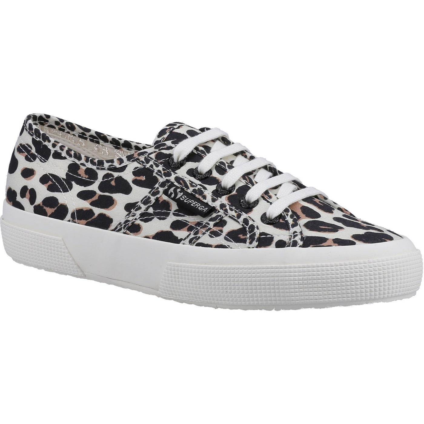 Superga Women Light Leopard Print Casual Sneakers