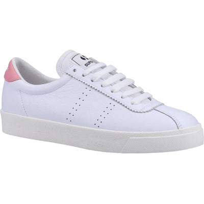 Superga Club comfort Leather Women White Shoes