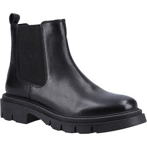 Hush Puppies Raya Chelsea Smooth Leather Beatles rubber pads Boot