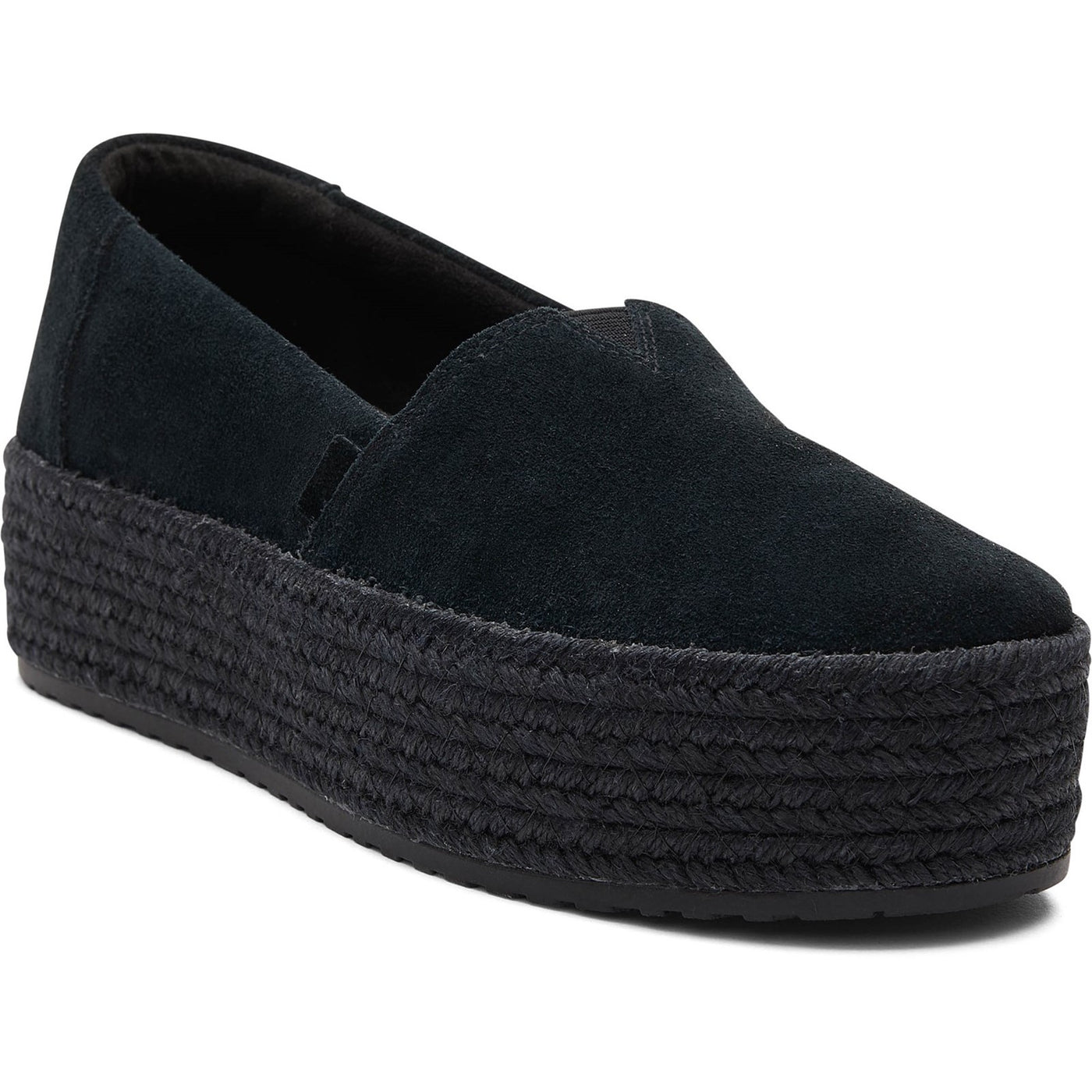 Toms Women Valencia Espadrille Black Shoes