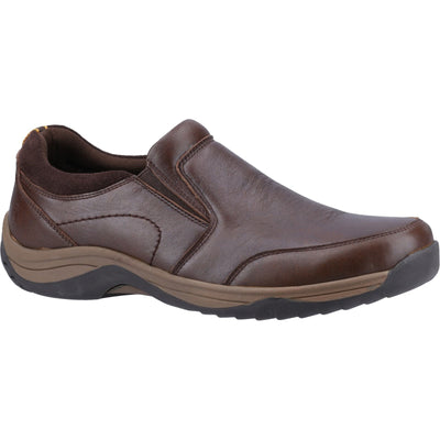 Hush Puppies Donald Slip on Leather Upper Shoes