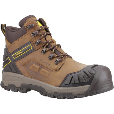 Amblers Safety Quarry Waterproof Lightweight Brown Mens Boots