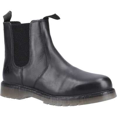 Amblers Colchester Black Hardwearing Unisex Chelsea Boot