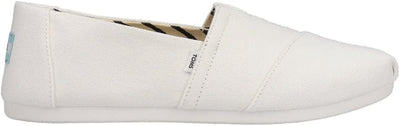 Toms  White Canvas Alpargata Mallow Slip On Women's Cupsole Casual Shoes