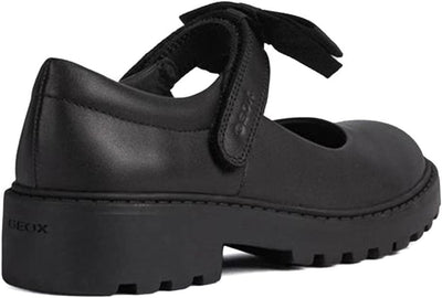 Geox  Casey Ballerina Removable Bow Comfortable School Shoes