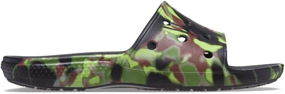 Crocs Unisex Spray Camo Slide Sandals