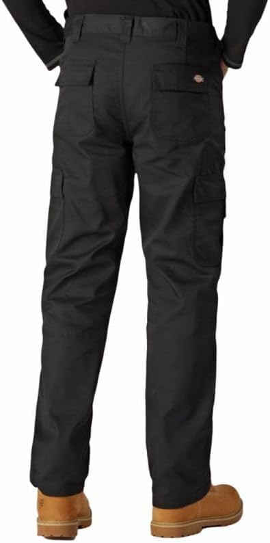 Dickies Everyday Men Multi Pockets Heavy Duty Falcon Black Cargo Trousers