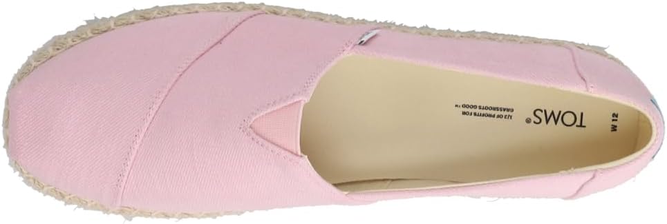 Toms Alpargata Platform Rope Espadrille Pink Shoes