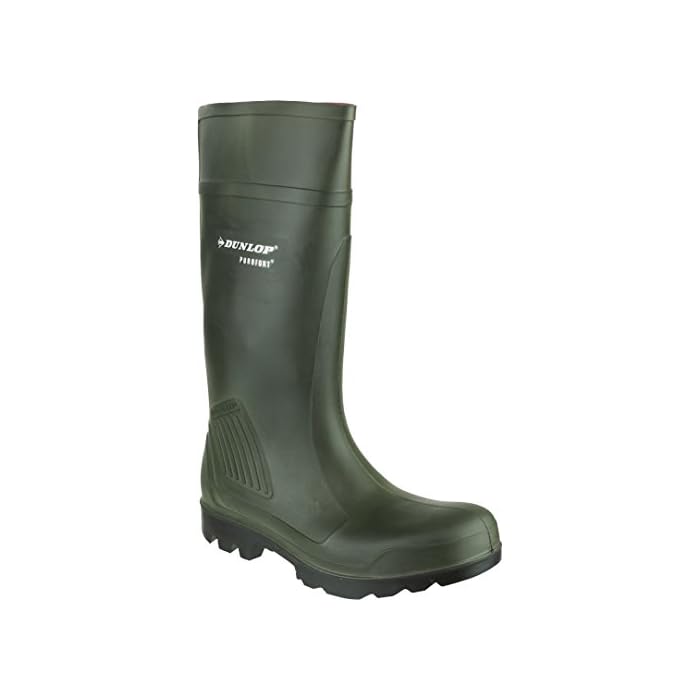 Dunlop Purofort Professional Full Safety Green Wellington