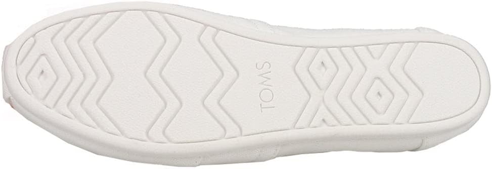 Toms  White Canvas Alpargata Mallow Slip On Women's Cupsole Casual Shoes