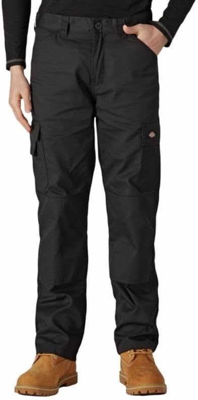 Dickies Everyday Men Multi Pockets Heavy Duty Falcon Black Cargo Trousers