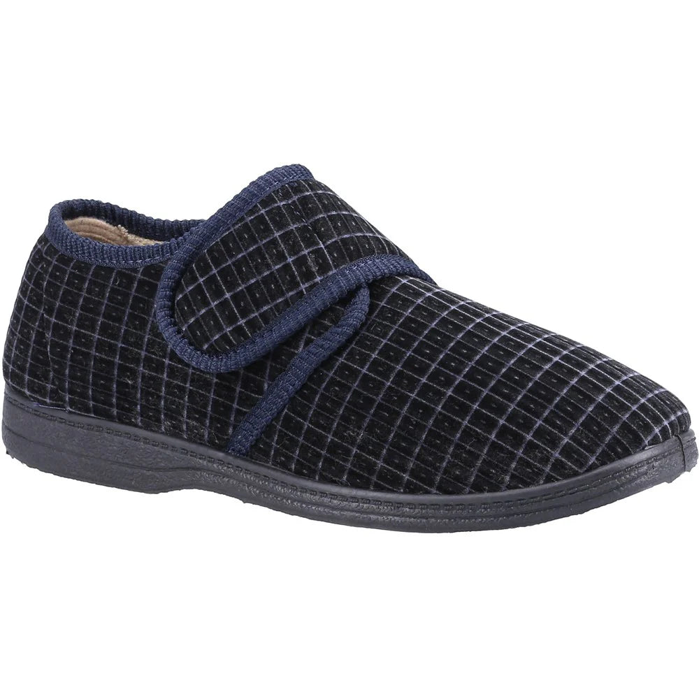 Fleet & Foster Sam Velcro Men's Touch Fastening Slipper