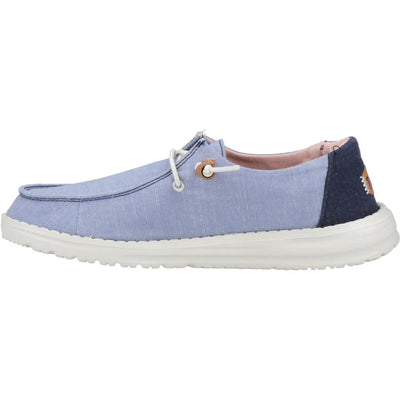 Heydude Women Wendy Chambray Boho Blue Shoe