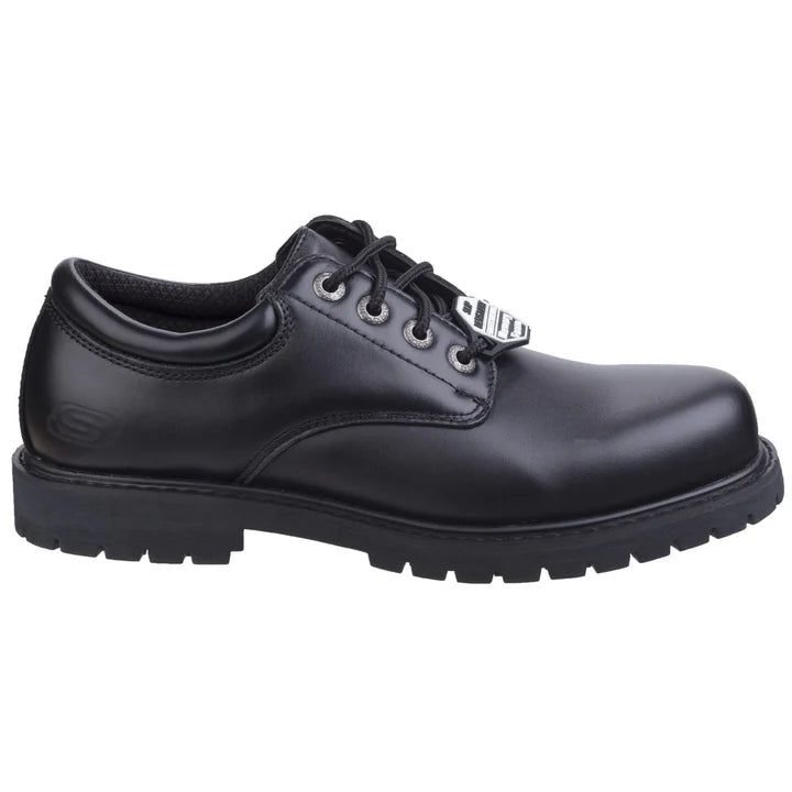 Skechers Work Cottonwood Elks Black Shoe