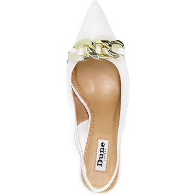 Dune Canary Slingback Court Shoes