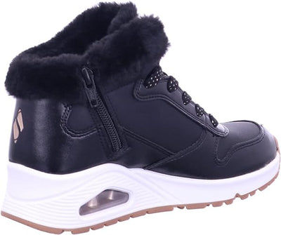 Skechers Girl's Uno Cozy on Air Street Lace up Boot