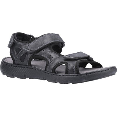 Hush Puppies Men's Leather Adjustable Sandals