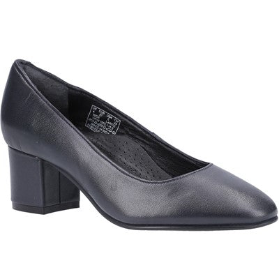 Hush Puppies Ladies Anna Premium Leather Court Shoes