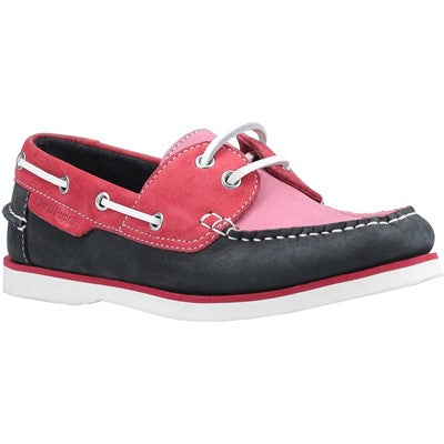 Hush Puppies Ladies Hattie Leather Boat Shoe