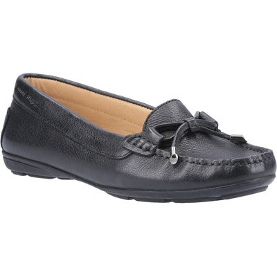 Hush Puppies Ladies Maggie Toggle Leather Shoe with Bow